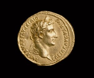 Aureus Augustus császár (Kr. e. 31-14 Kr. u.) Római pénzverde (előlap) (arany) (hátlap lásd 168070)